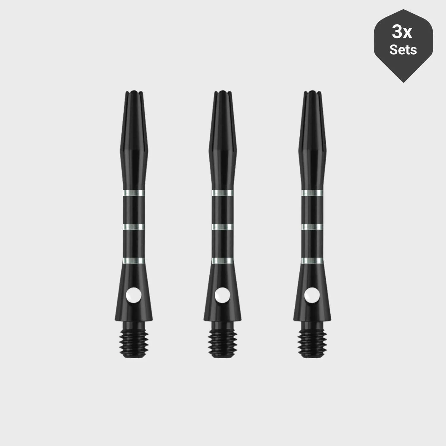 Aluminium Dart Schäfte Geringt (3 Sets) - Image 3