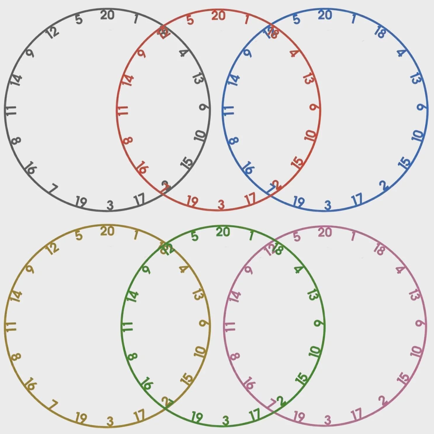 Dartscheiben Zahlenring - Metall Nummernring für Dartboard - Image 10