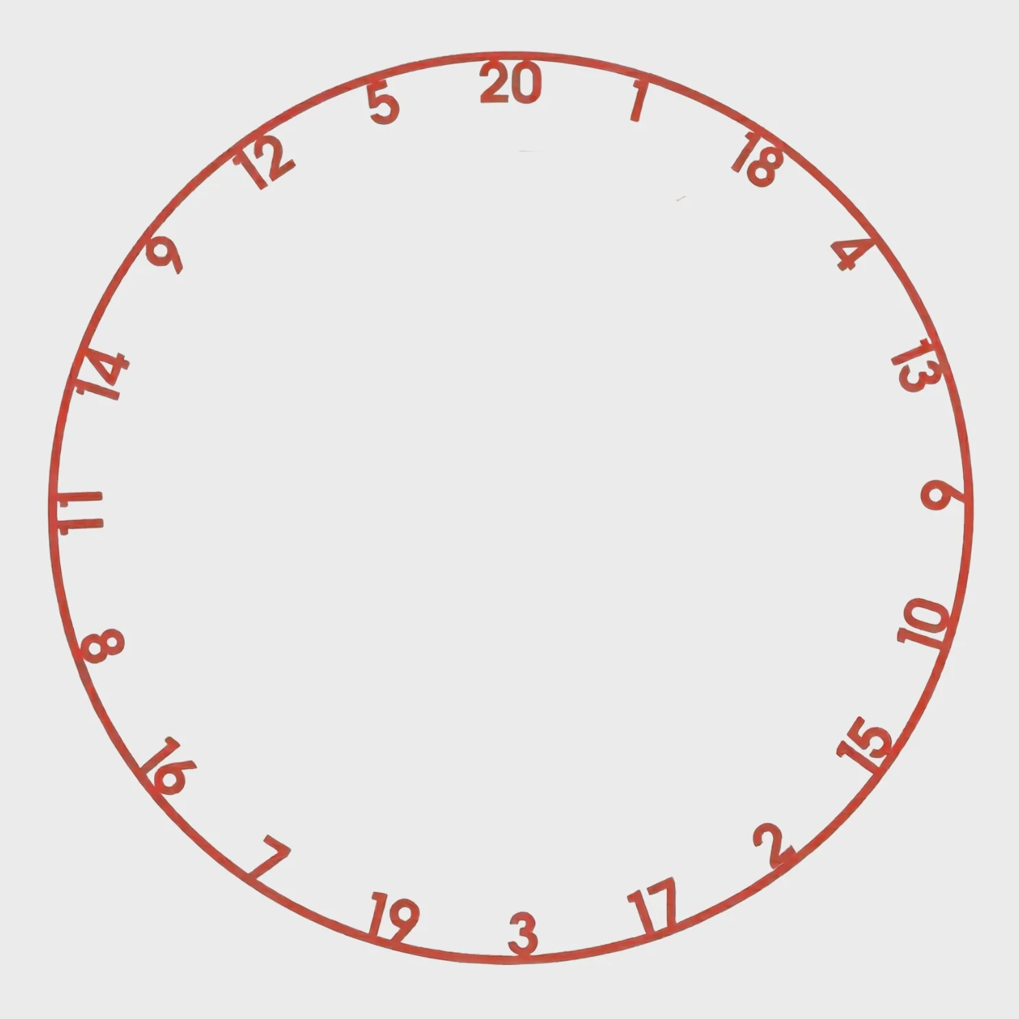 Dartscheiben Zahlenring - Metall Nummernring für Dartboard - Image 2