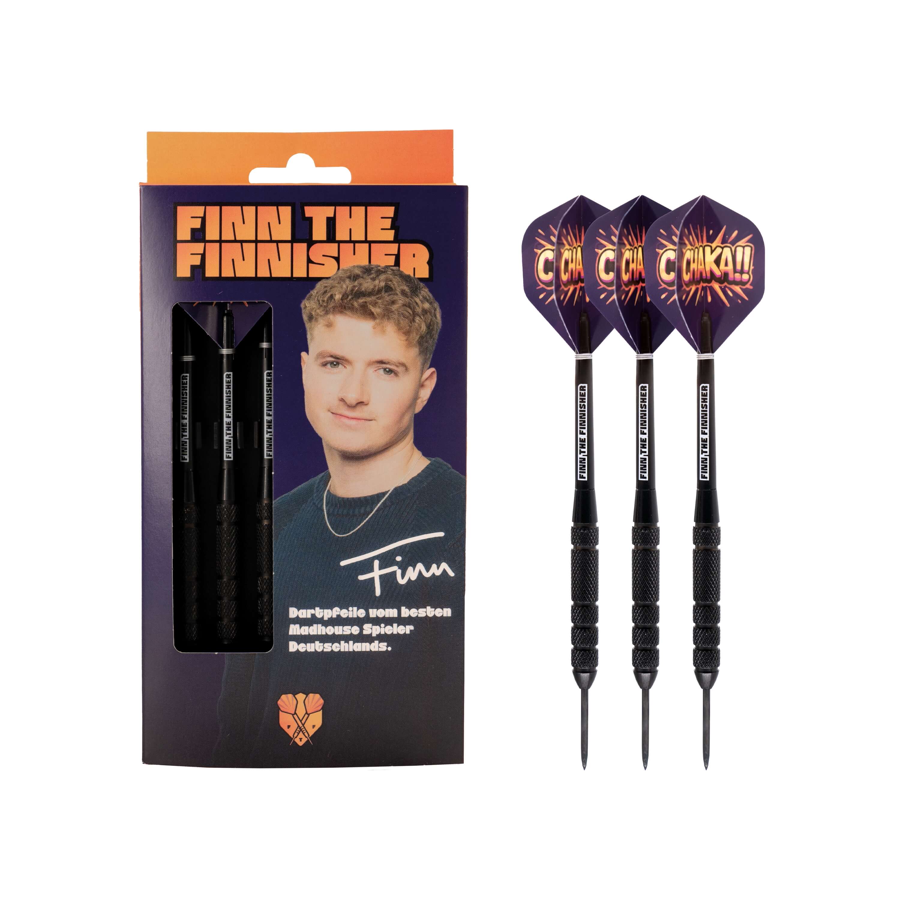 Finn the Finnisher V1 Anfänger Dartpfeile (Messing)