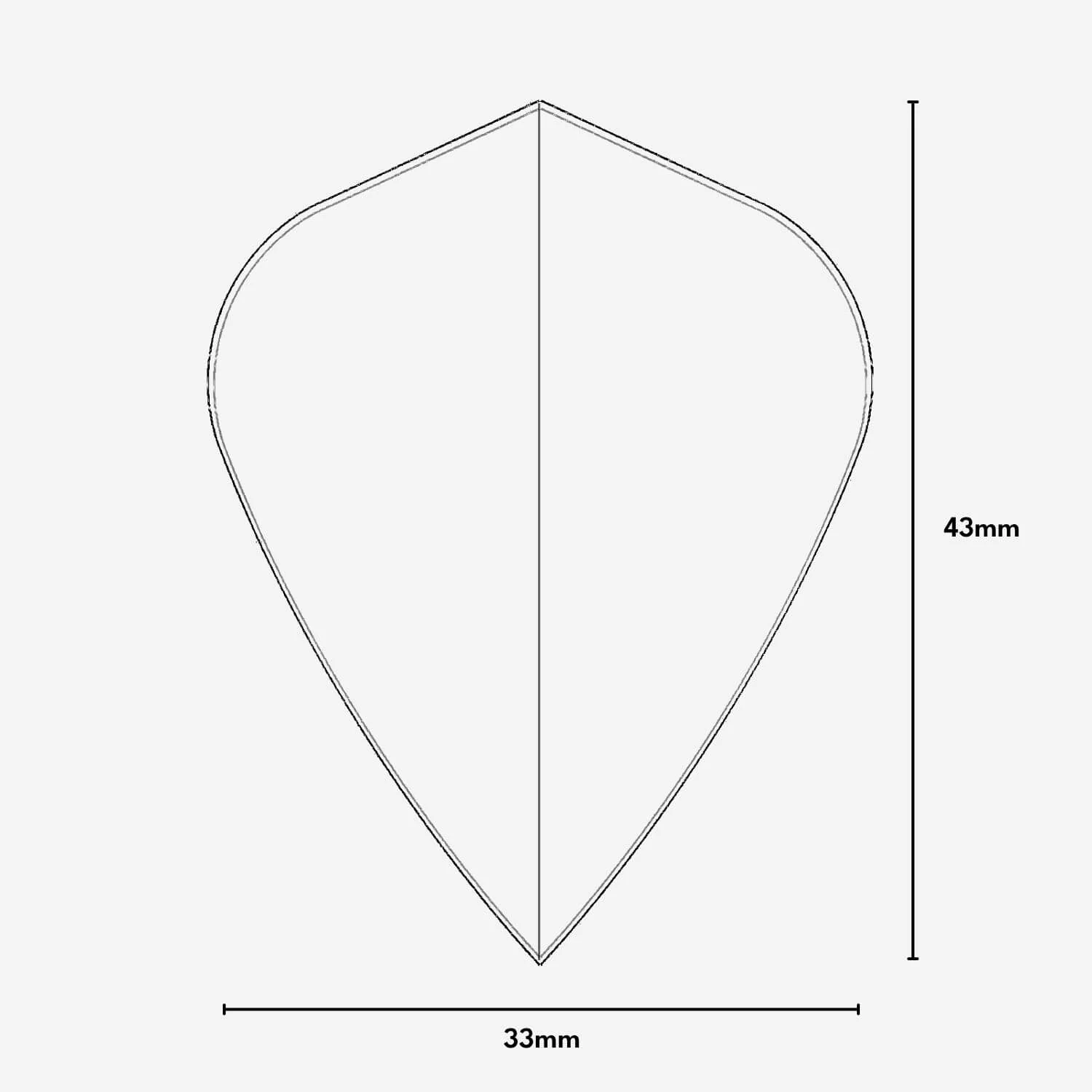 Kite Dart Flights Einfarbig (3 Sets) - Image 8
