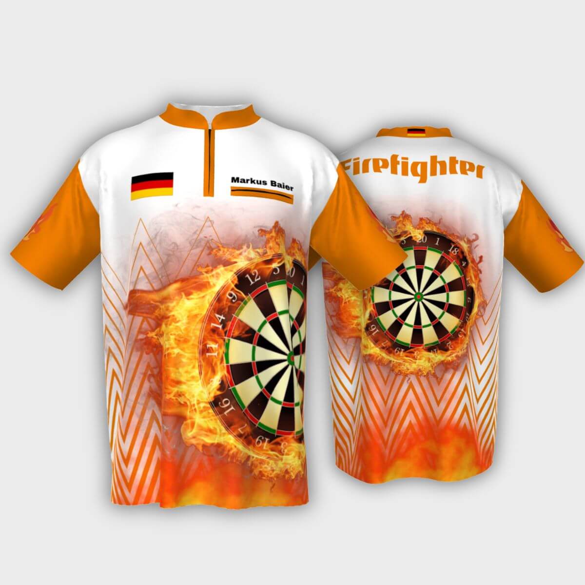 Personalisierte Dart Shirts / Trikots zum selbst gestalten - Image 2