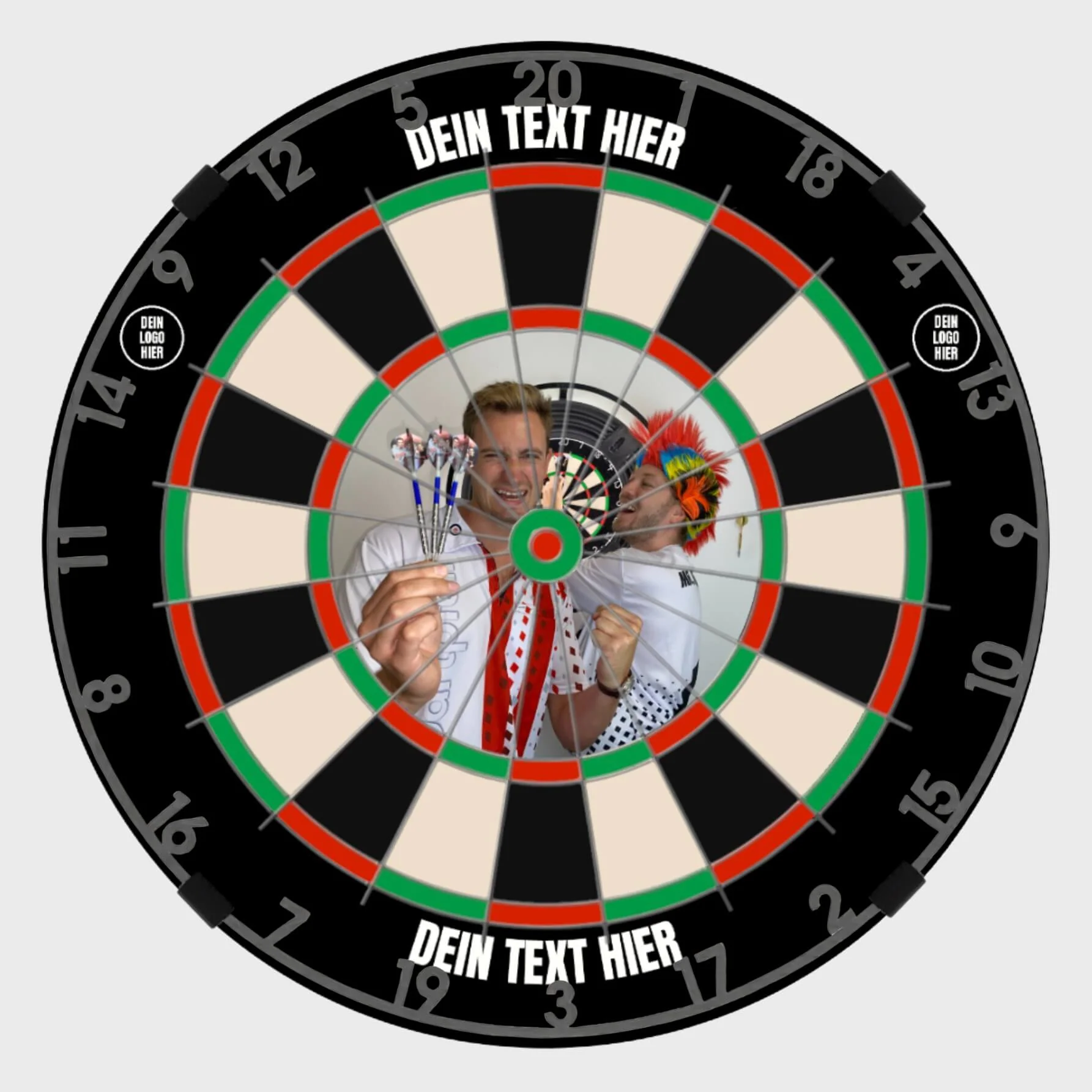 Personalisierte Dartscheibe zum selbst gestalten mit Bild & Text - Image 10