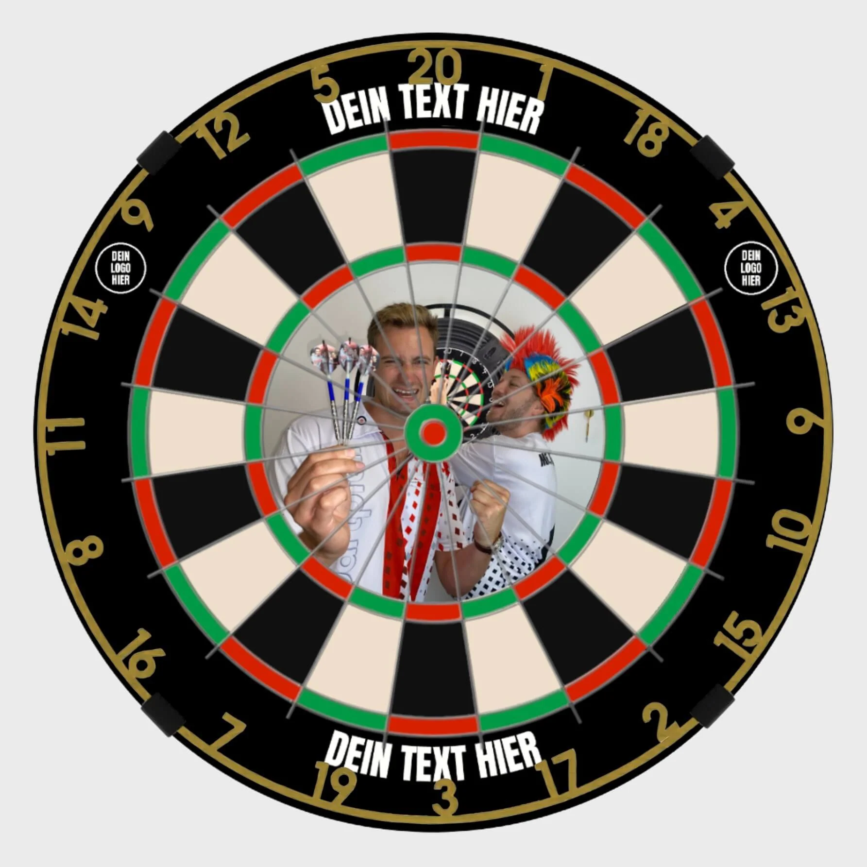 Personalisierte Dartscheibe zum selbst gestalten mit Bild & Text - Image 11