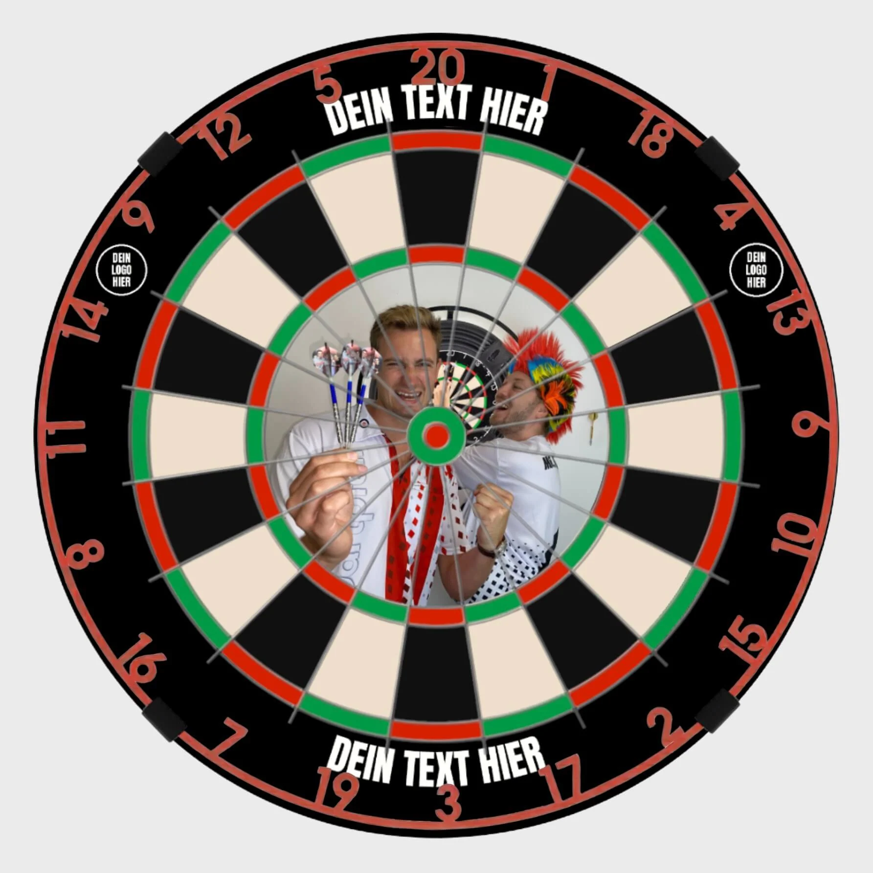 Personalisierte Dartscheibe zum selbst gestalten mit Bild & Text - Image 8
