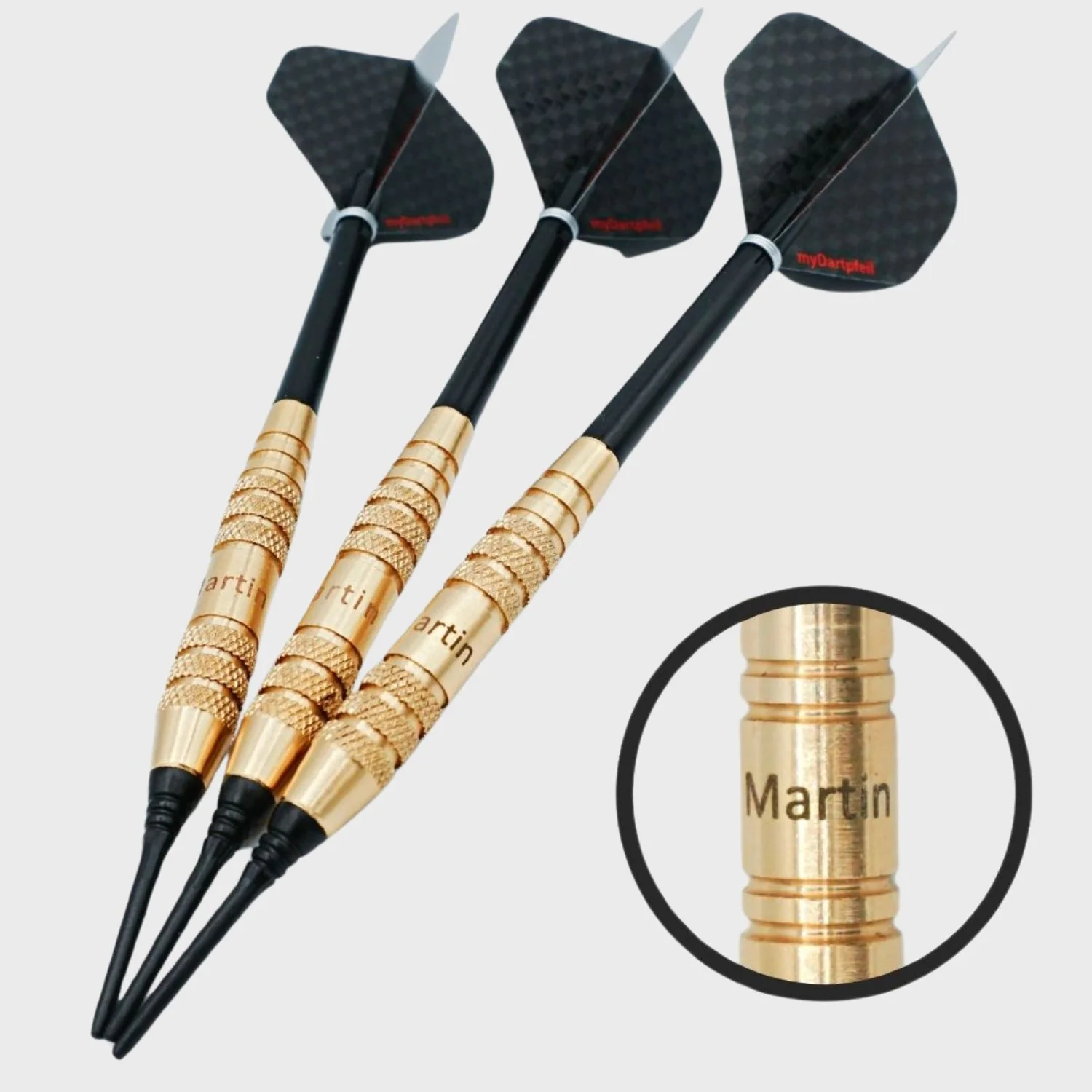 Personalisierte Soft Dartpfeile mit Gravur