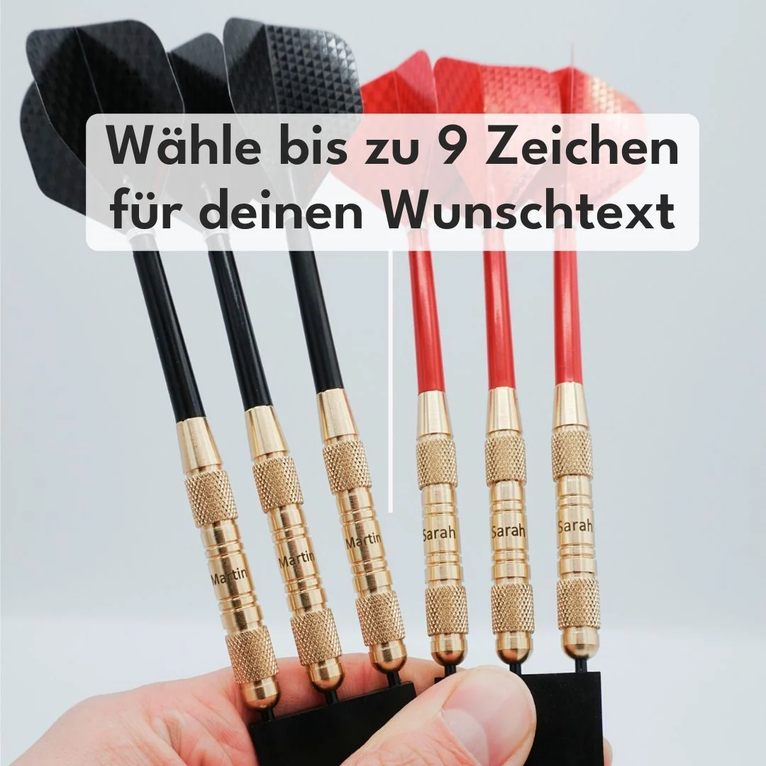 Personalisierte Steel Dartpfeile mit Gravur - Image 4