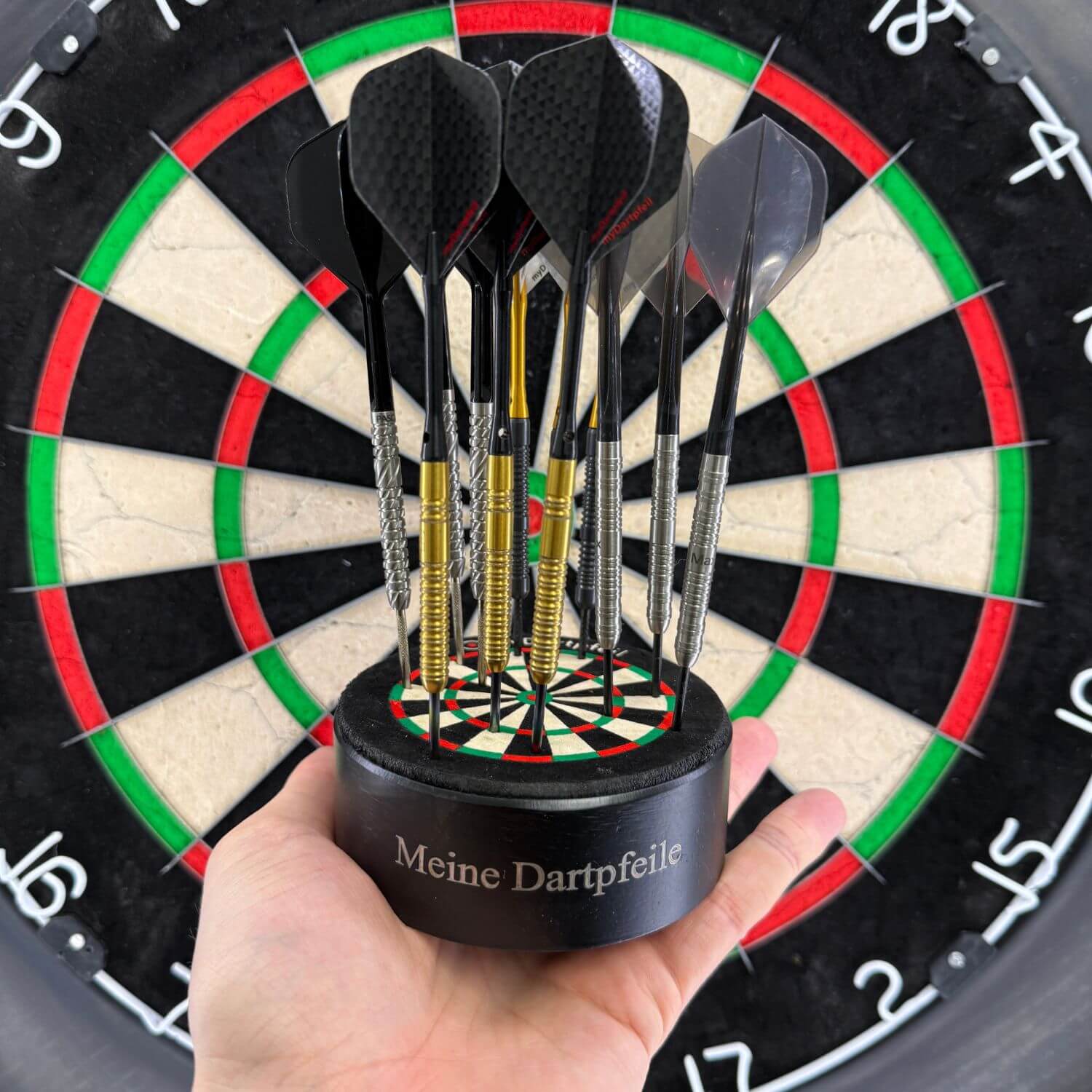 Personalisierter Dartpfeil Halter zum selbst gestalten mit Namen - Image 3