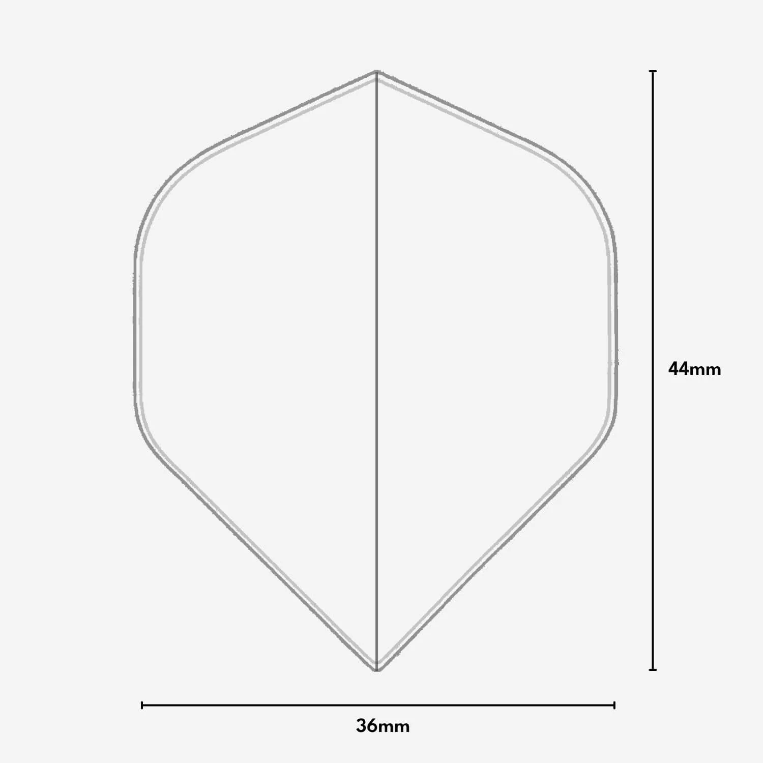 Standard Dart Flights Einfarbig (3 Sets) - Image 12